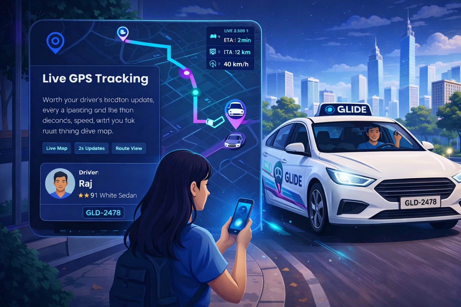 Live GPS Tracking with Glide