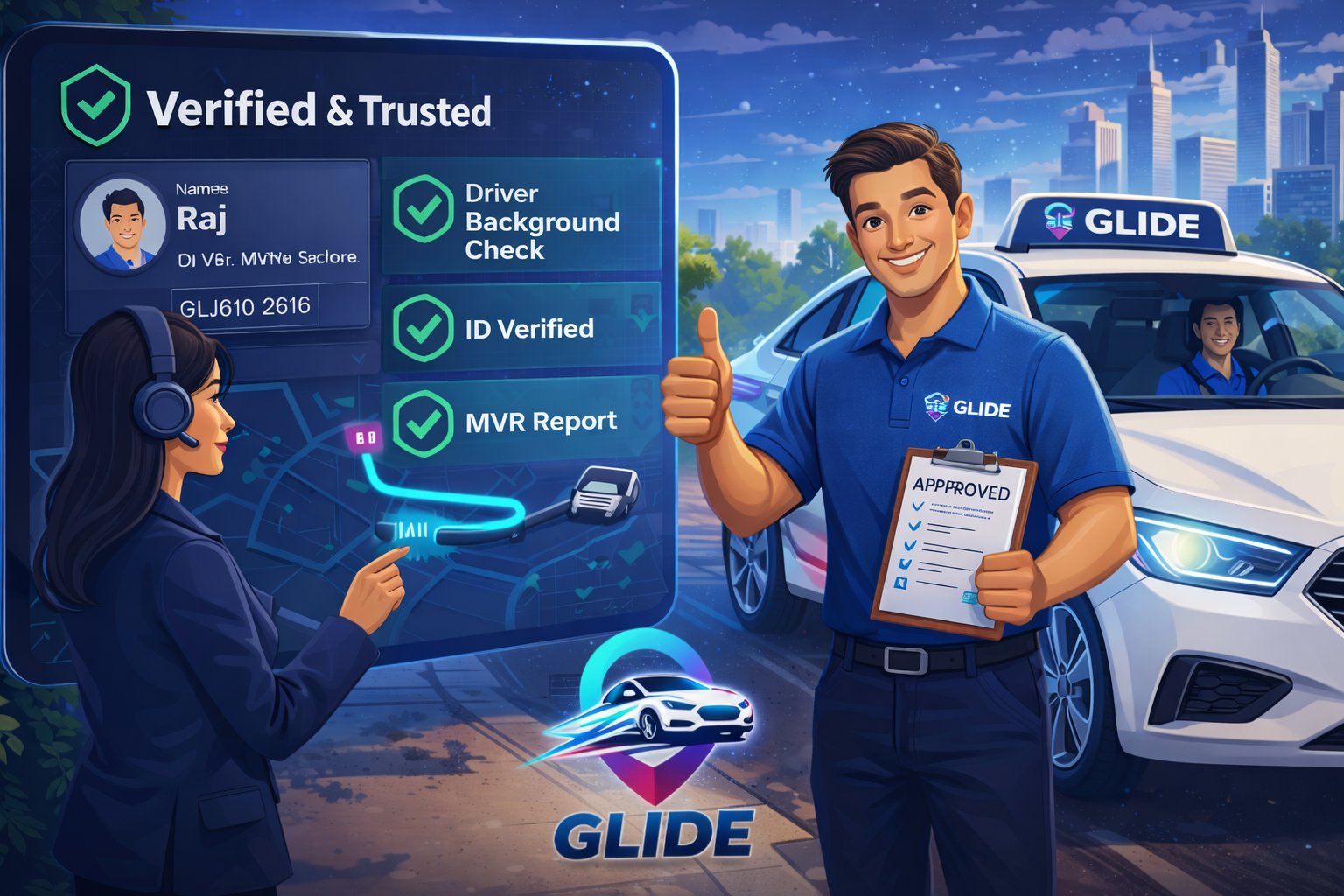 Verified & Trusted Glide Drivers